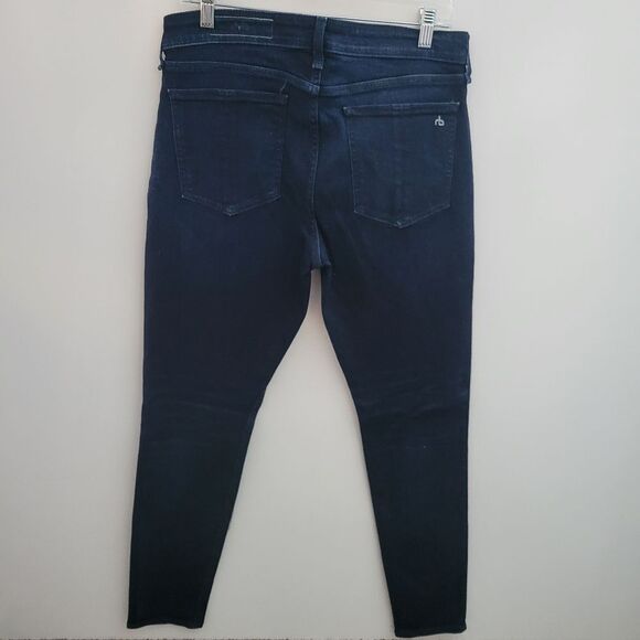 Rag & Bone Women's Dark Blue Jeans - Picture 5 of 7
